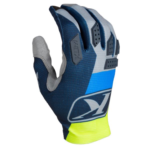 Gloves MX-Enduro Klim Moto MX Gloves XC Lite Glove Kinetik Blue