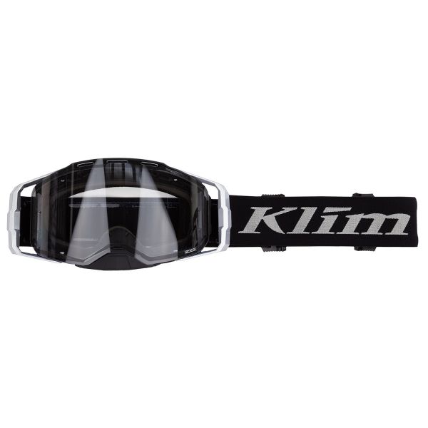  Klim Ochelari Moto MX Edge Focus Metallic Silver Clear Lens