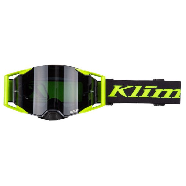 Ochelari MX-Enduro Klim Ochelari Moto MX Rage Asphalt - Hi-Vis Dark Smoke Lens