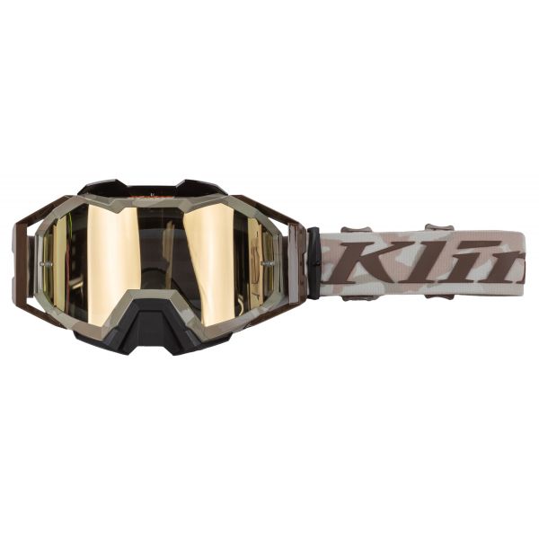 Goggles MX-Enduro Klim Viper Pro Off-Road Goggle Camo Desert Peyote Bronze Mirror Lens