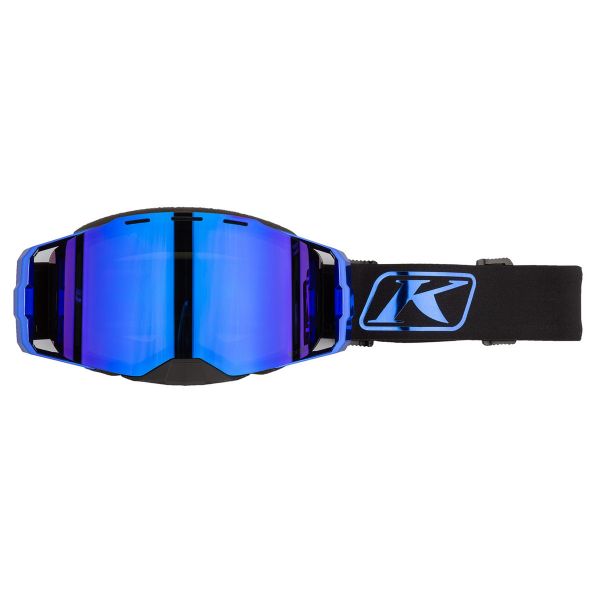 Ochelari Snowmobil Klim Ochelari Snowmobil Edge Focus Blue Chrome Dark Smoke Blue Mirror