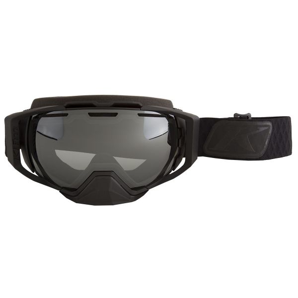  Klim Snowmobil Oculus Goggle Diamond Fade Black - Smoke Silver Mirror and Lt Yellow Tint