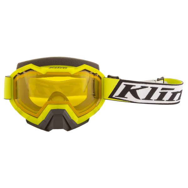  Klim Viper Snowmobil Goggle Deviate Hi-Vis Yellow Tint