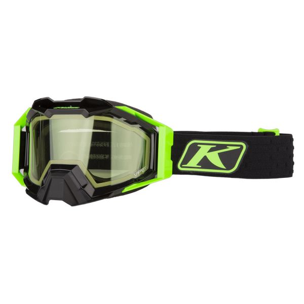 Ochelari Snowmobil Klim Ochelari Snowmobil Viper Pro Elite Electrik Gecko Lt Green Tint