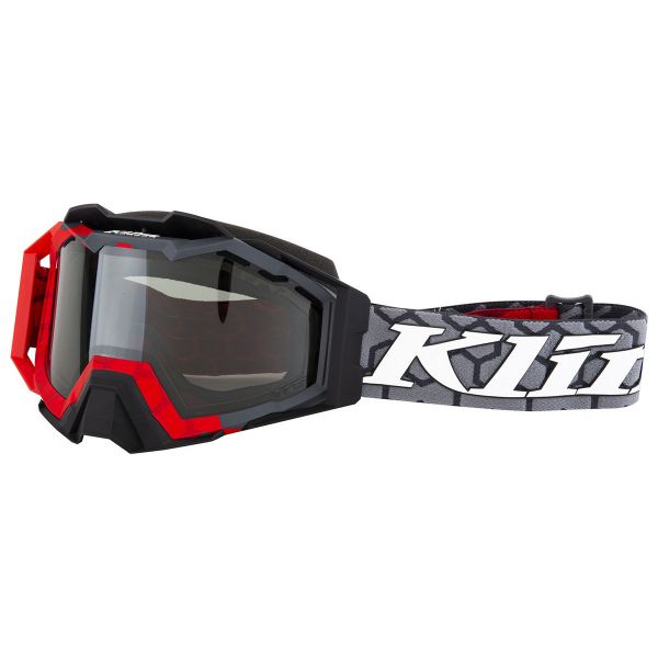 Klim Viper Pro Snowmobil Goggle Hive Red Smoke Polarized