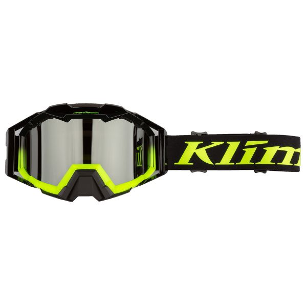  Klim Viper Pro Snowmobil Goggle Vanish Hi-Vis Dark Smoke Silver Mirror