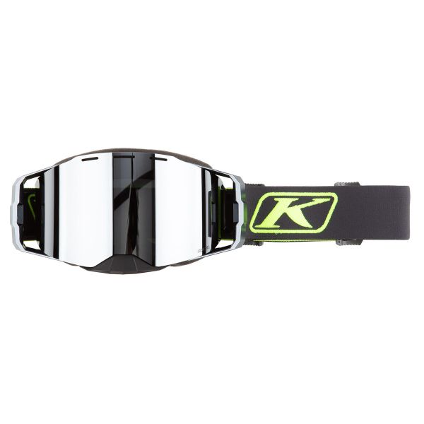 Goggles Klim Edge Goggle Focus Asphalt Hi-Vis Dark Smoke Silver Mirror 24
