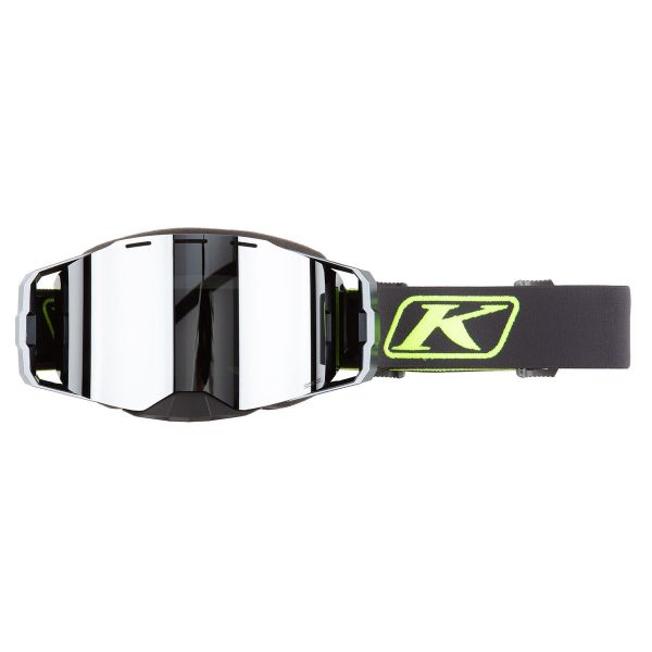 Ochelari Snowmobil Klim Ochelari Snowmobil Edge Focus Asphalt Hi-Vis Dark Smoke Silver Mirror 24