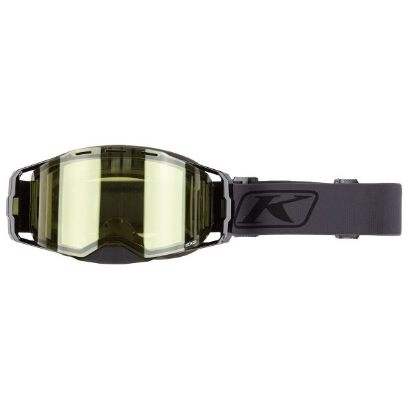 Goggles Klim Snowmobil Goggle Edge Focus Asphalt Lt Yellow Tint 23