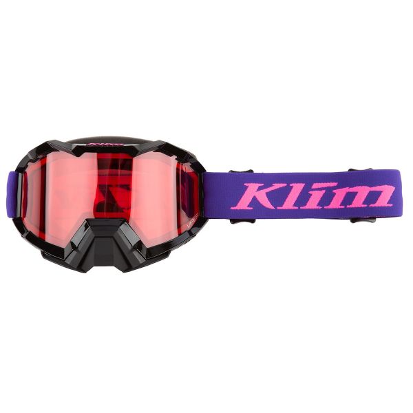 Goggles Klim Viper Snow Goggle OSFA Emblem Heliotrope - Knockout Pink Pink Tint 24