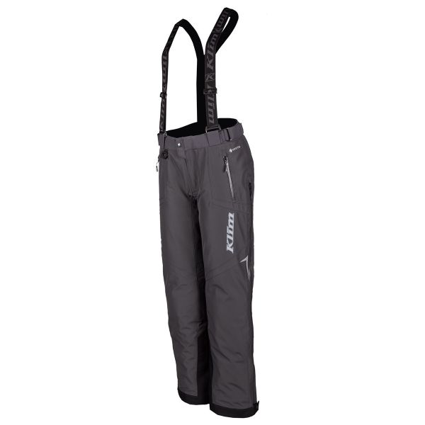 Women's Bibs Klim Snowmobil Insulated Lady Pants Spark Asphalt