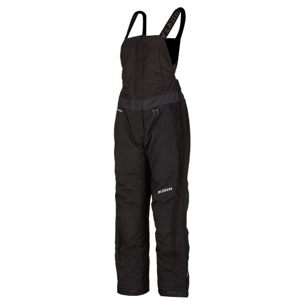 Women's Bibs Klim Insulated Snowmobil Lady Strata Bib Black