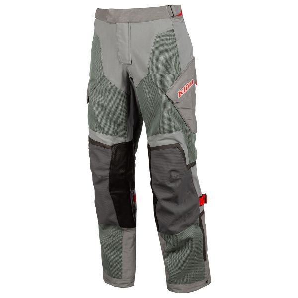 Textile pants Klim Baja S4 Pant Cool Gray-Redrock