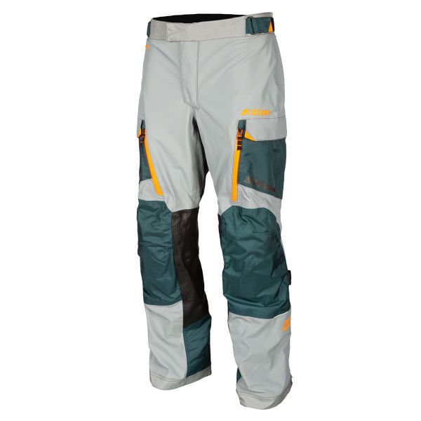Textile pants Klim Moto Textile Pants Carlsbad Petrol/Strike Orange