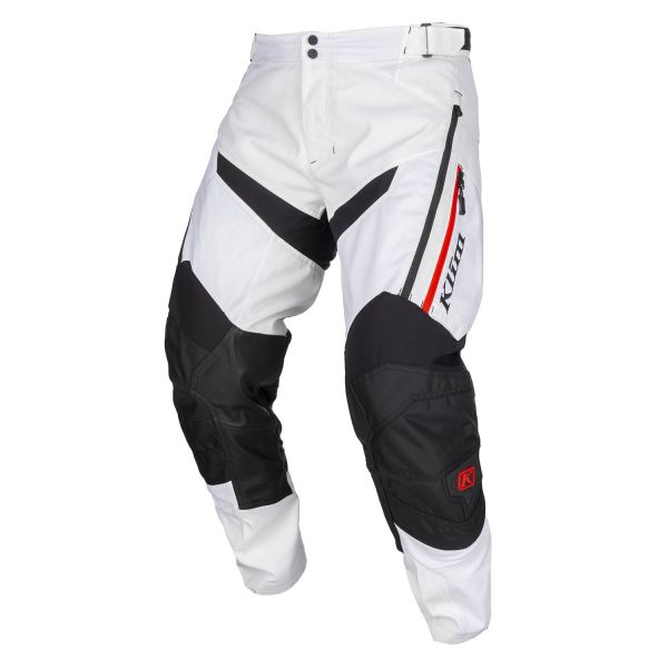 Pantaloni Moto Textil Klim Pantaloni Moto Textili Dakar In the Boot White/Black 25