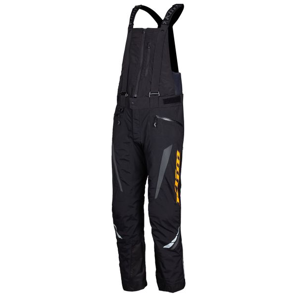 Pantaloni Snow Klim Pantaloni Snowmobil Insulated Keweenaw Bib Black/Strike Orange