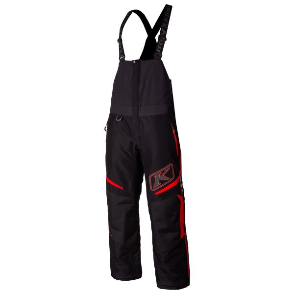 Pantaloni Snow Klim Pantaloni Snowmobil Insulated Klimate Bib High Risk Red