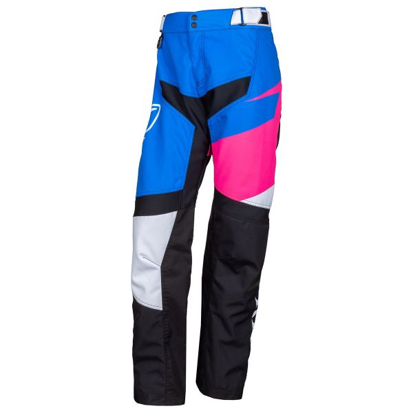  Klim Pantaloni Snowmobil Non-Insulated Copii Race Spec Youth Electric Blue Lemonade/Knockout Pink