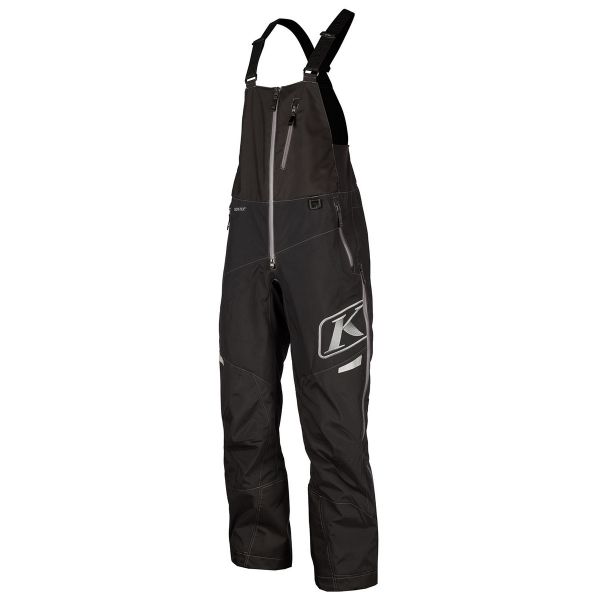 Bibs Klim Non-Insulated Snowmobil Pants Storm Bib Black