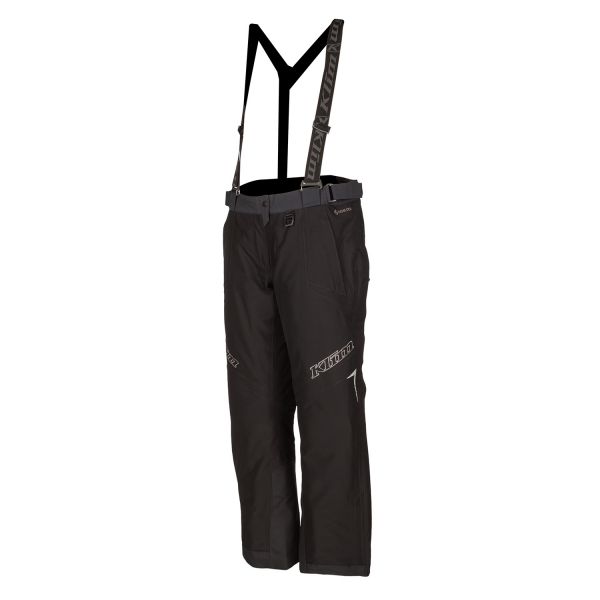 Women's Bibs Klim Women Snowmobil Insulated Spark Pant Black/Asphalt