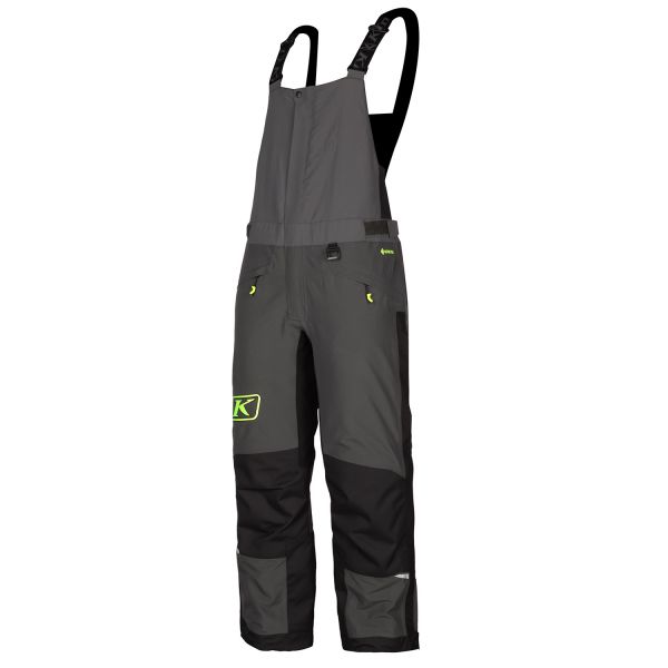 Pantaloni Snow Klim Pantaloni Snowmobil Insulated Klimate Bib Asphalt/Hi-Vis