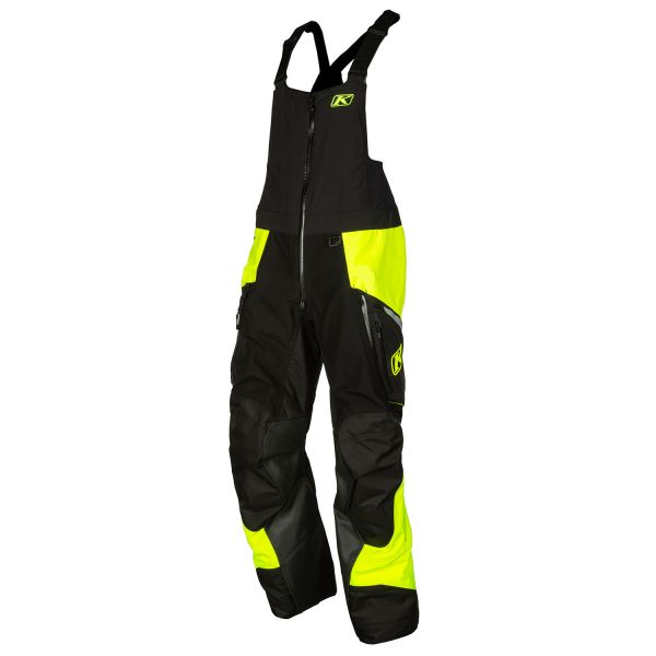 Pantaloni Snow Klim Pantaloni Snowmobil Non-Insulated Havoc Bib Black/Hi-Vis