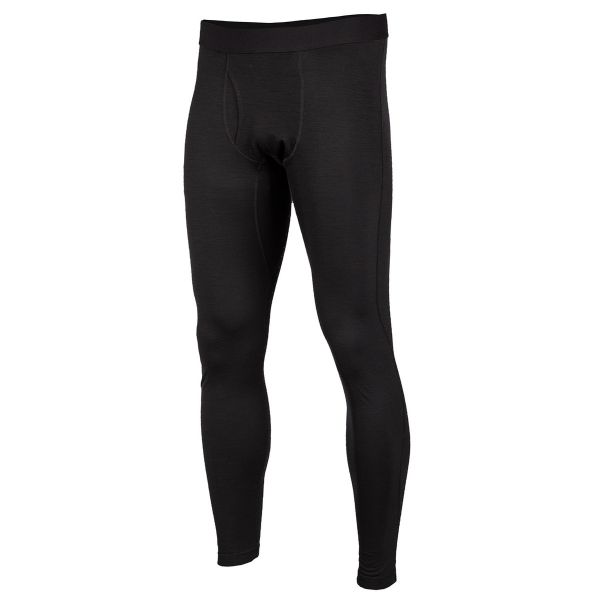 Underlayer Snow Klim Pantaloni Teton Merino Wool Black