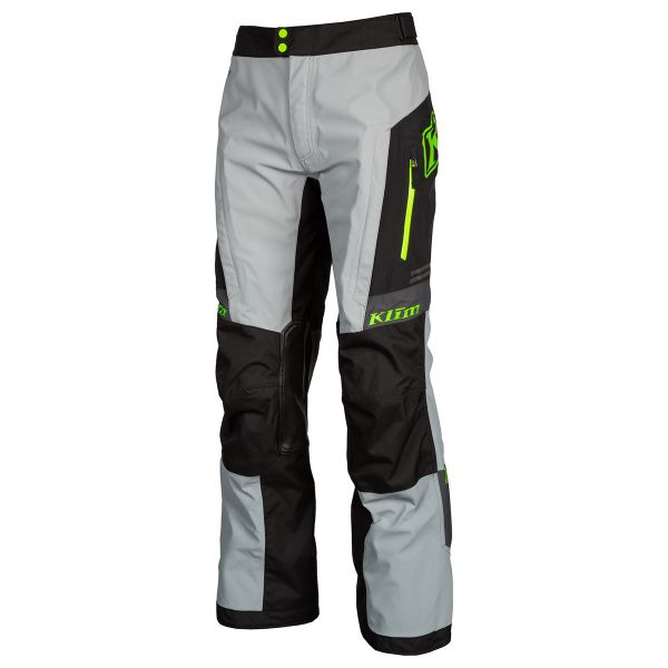 Textile pants Klim Traverse Moto Textile Pant Gray/Electrik Gecko 2021