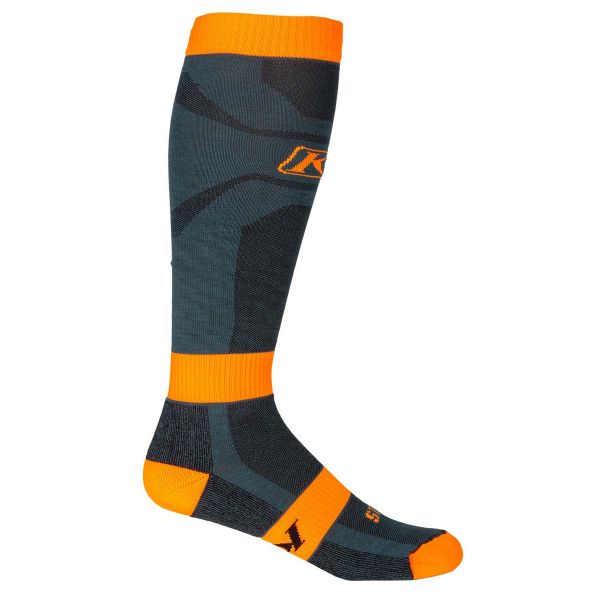 Sosete MX-Enduro Klim Sosete Moto Enduro Vented Sock Petrol/Strike Orange