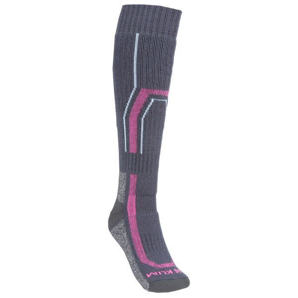 Socks Klim Snow Sock 3.0 Asphalt/Knockout Pink 24