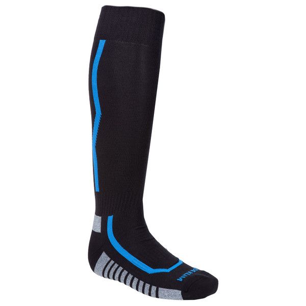 Socks Klim Snow Sock Aggressor 1.0 Black/Electric Blue Lemonade 24
