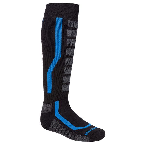 Socks Klim Snow Sock Aggressor 2.0 Black/Electric Blue Lemonade 24