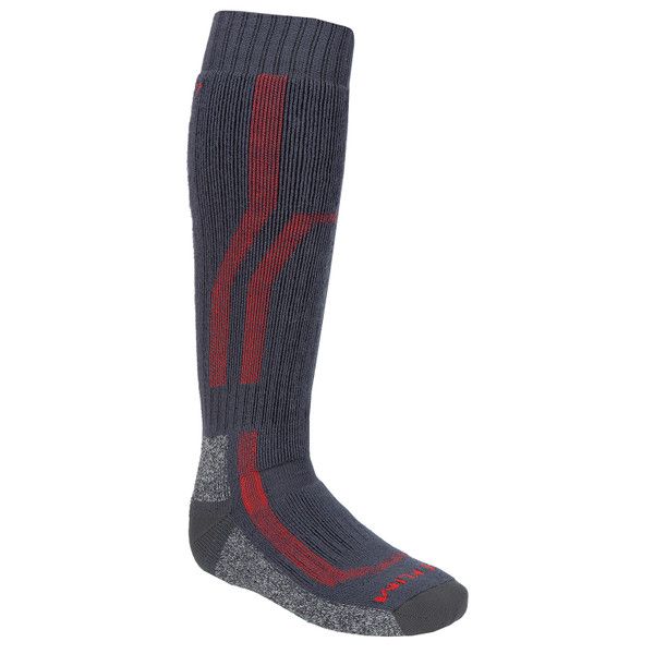Socks Klim Snow Sock Aggressor 3.0 Asphalt/Fiery Red 24
