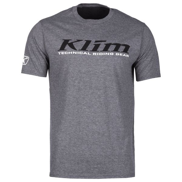 Casual T-shirts/Shirts Klim K Corp SS T Gray Frost/Black 24