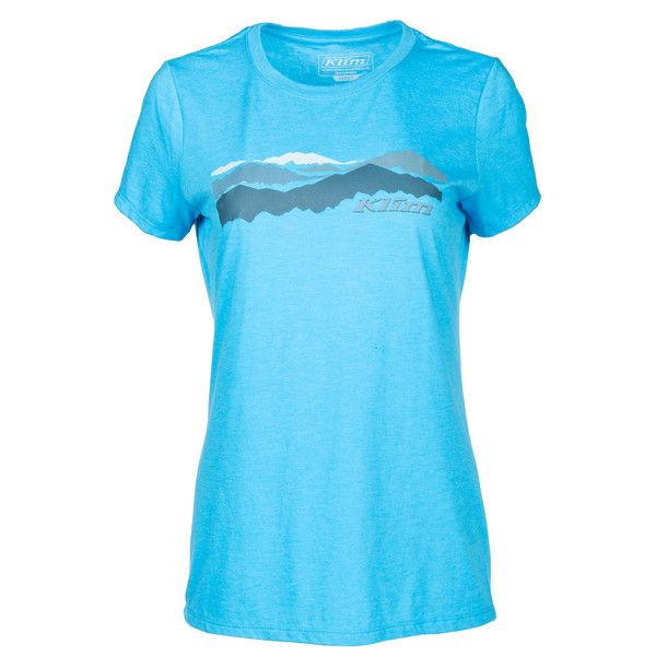 Casual T-shirts/Shirts Klim Lady Tee Horizon SS Turquoise/Frost Petrol 23