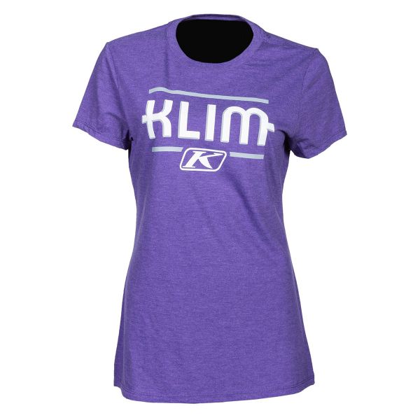 Casual T-shirts/Shirts Klim Kute Corp SS T Purple/Monument