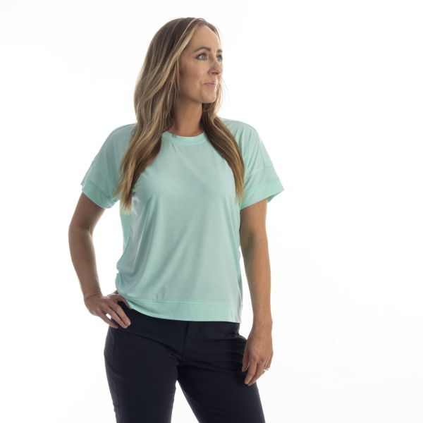 Tricouri/Camasi Casual Klim Tricou Dama Sky Pond Beach Glass 25