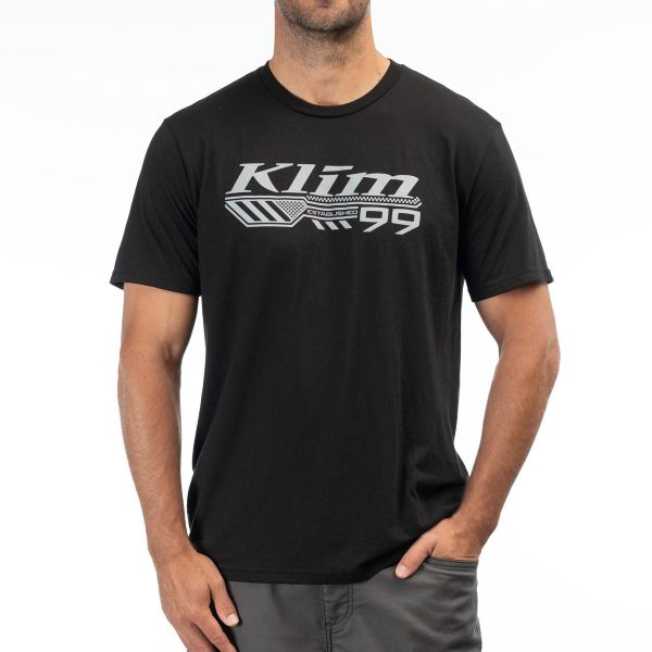 Casual T-shirts/Shirts Klim Foundation Tri-blend Tee Black/Monument 24