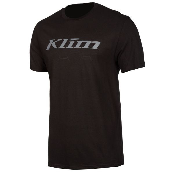 Casual T-shirts/Shirts Klim Hexad SS T Black/Black Metallic