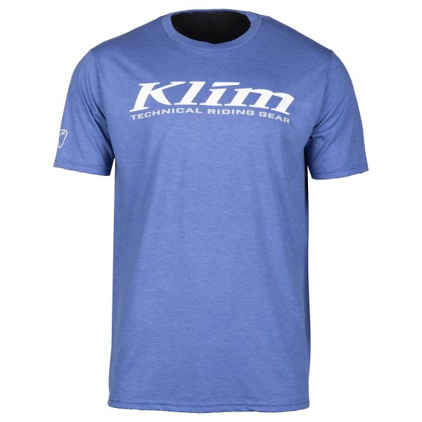 Casual T-shirts/Shirts Klim K Corp SS T Blue Frost/White Tee