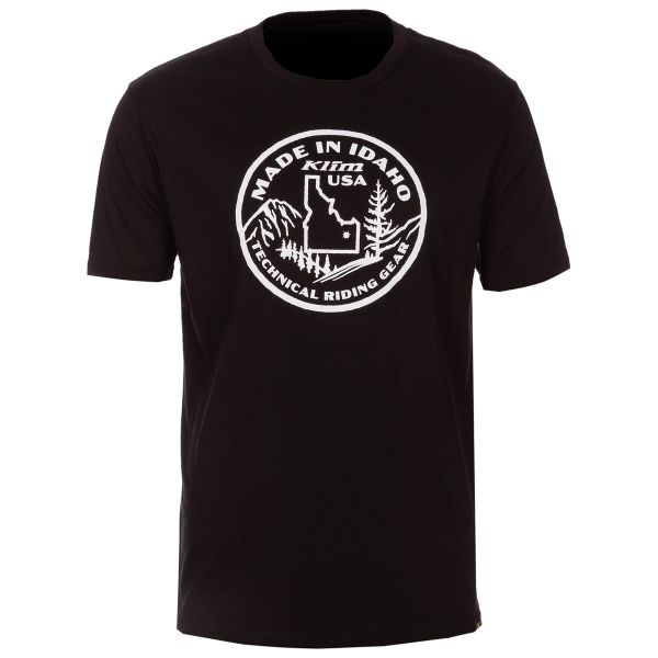 Casual T-shirts/Shirts Klim Made In Idaho Tee Black/White 24