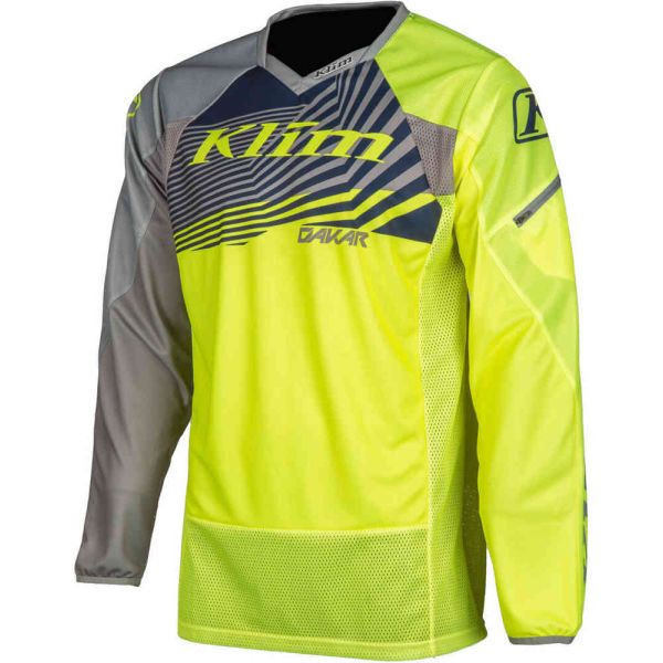  Klim Tricou Moto Enduro Dakar Dimension Vivid Gray 23