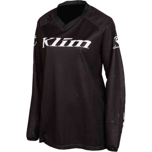 Jerseys MX-Enduro Klim Lady Moto Enduro Jersey XC Lite Black 23