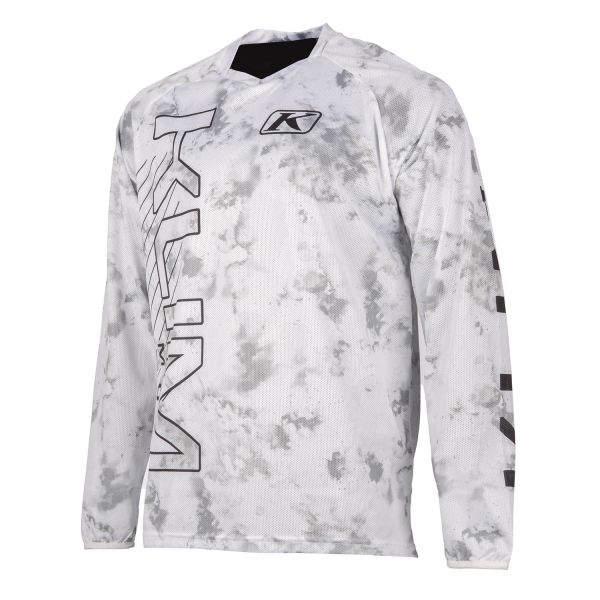 Tricouri MX-Enduro Klim Tricou Moto MX/Enduro Petrol Ignite/White 25