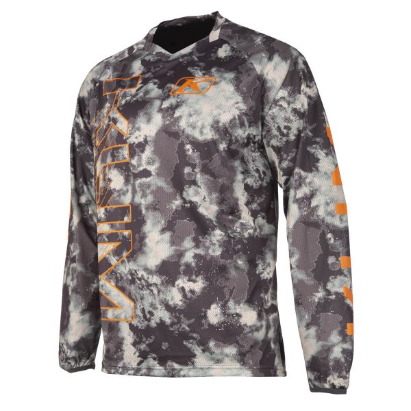 Tricouri MX-Enduro Klim Tricou Moto MX/Enduro Petrol Ingite/Asphalt 25