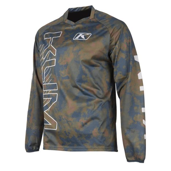 Tricouri MX-Enduro Klim Tricou Moto MX/Enduro Petrol Ingite/Petrol 25