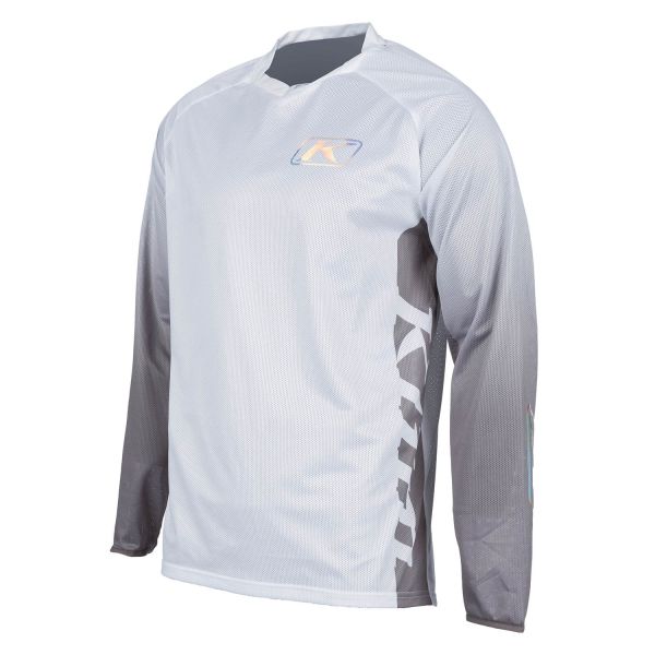 Tricouri MX-Enduro Klim Tricou Moto MX/Enduro XC Lite Purist White/Monument 24