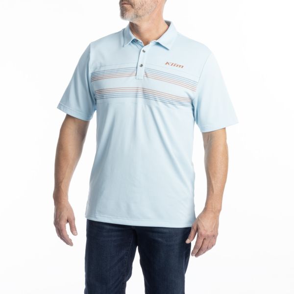 Tricouri/Camasi Casual Klim Tricou Sentinel Polo Aquamarine 25