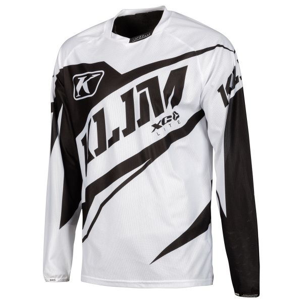 Tricouri MX-Enduro Klim Tricou XC Lite Black/White 2019