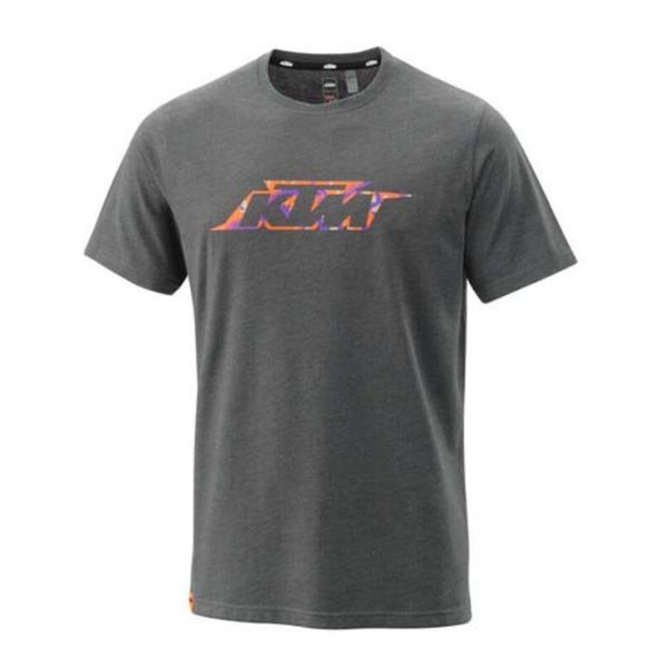 Casual T-shirts/Shirts KTM CAMO TEE DARK GREY MELANGE KTM